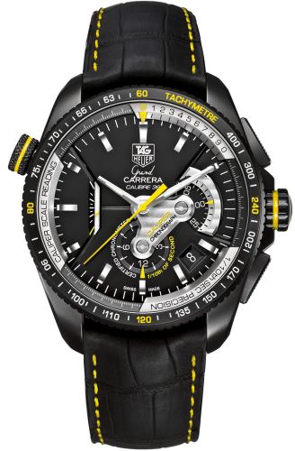 TAG Heuer Grand Carrera Calibre 36RS Caliper Chronograph Titanium PVD / Black / Boutique Edition